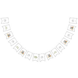 Banderas de Bunting de cumpleaños en el zoológico