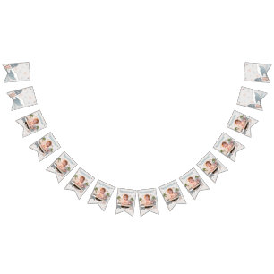 Banderas de Bunting de fotos mensuales del cumplea