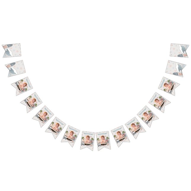 Banderas de Bunting de fotos mensuales del cumplea (Todo)