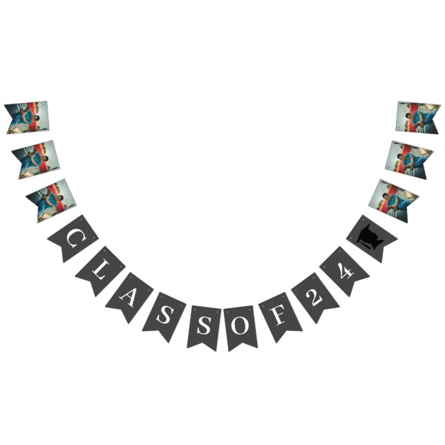 Banderas de Bunting de graduación de fotos (Todo)