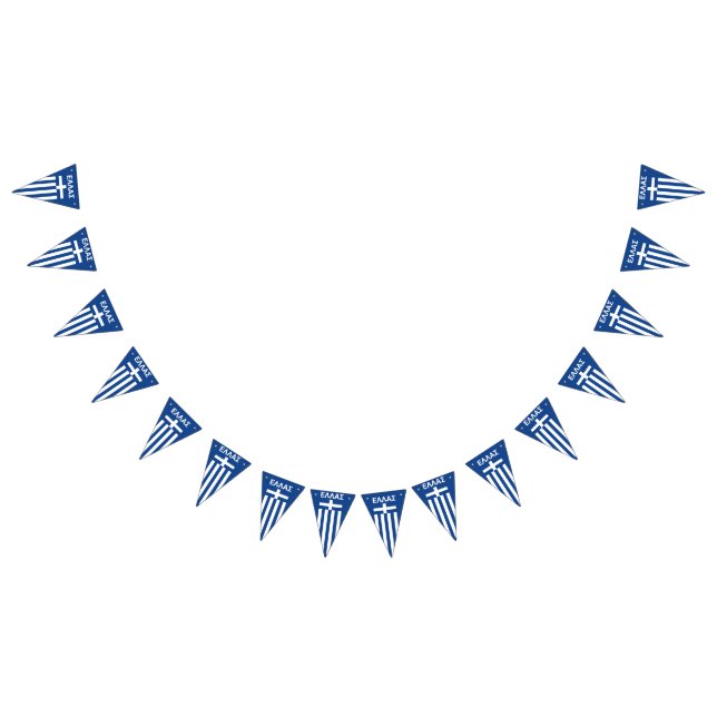 Banderas de Bunting de Grecia (Todo)