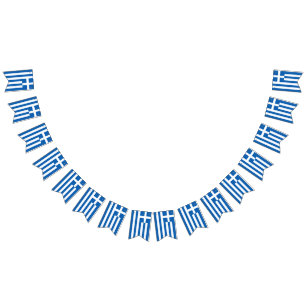 Banderas de Bunting de Grecia