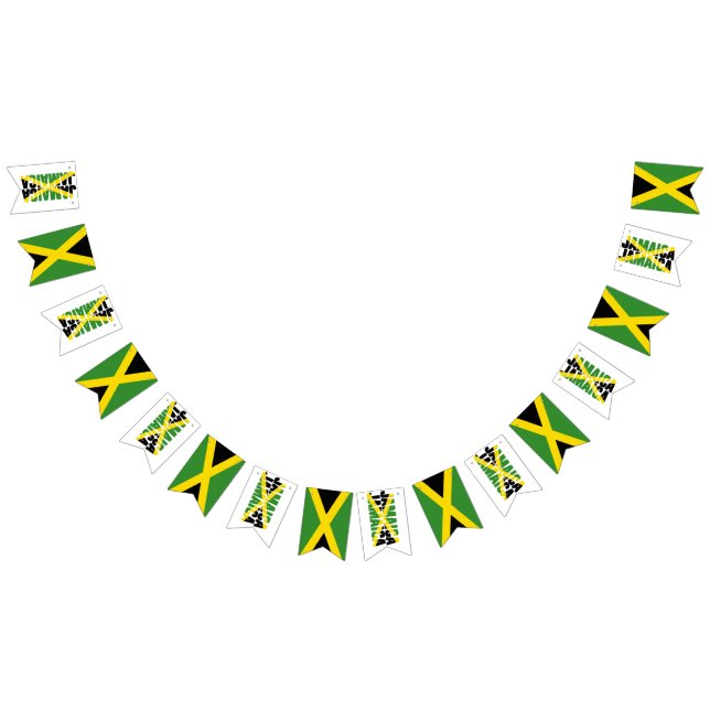 Banderas de Bunting de JAMAICA (Todo)