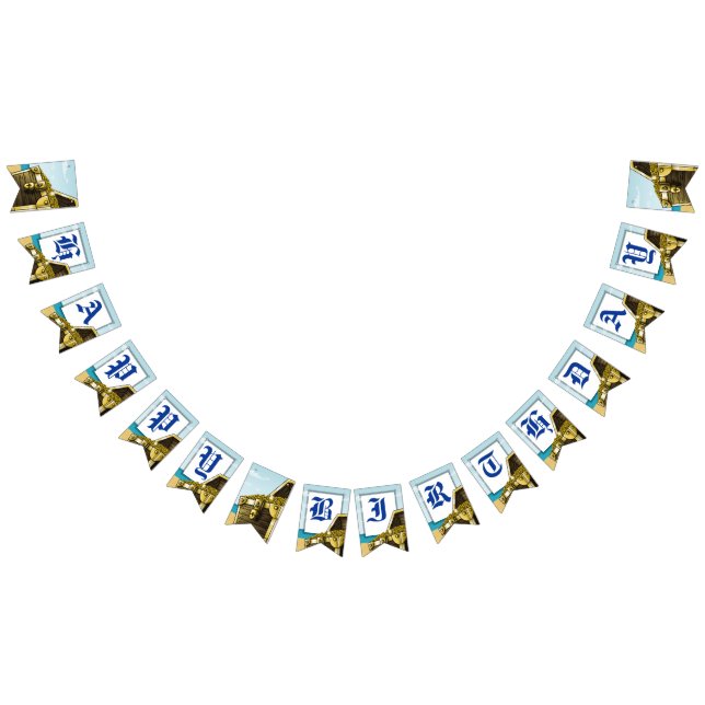 Banderas de Bunting de la fiesta de cumpleaños del (Todo)