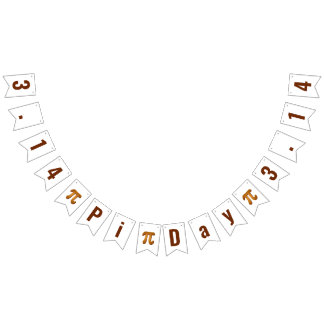 Banderas De Bunting De Pi Day 3.14