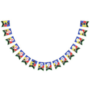 Banderas de Bunting de superhéroes