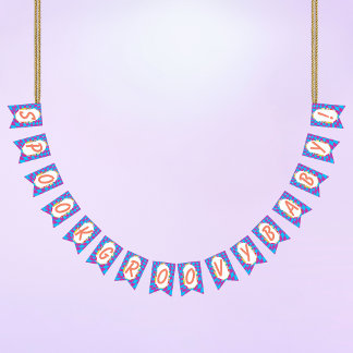 Banderas de Bunting Groovy Spooky de Halloween