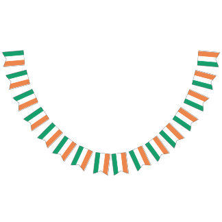 Banderas de Bunting irlandesas - Mostrar tu orgull