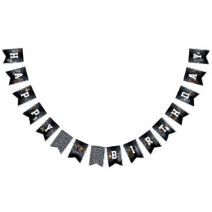 Banderas de Bunting Lil Homies, decoraciones de Ho