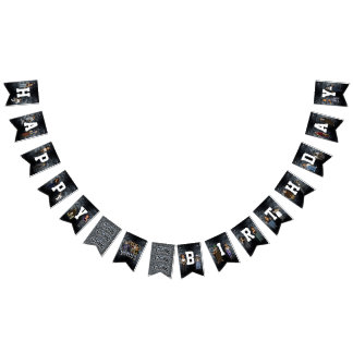 Banderas de Bunting Lil Homies, decoraciones de Ho
