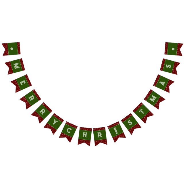 Banderas De Iconos De Navidad Verde Y Rojo Oscuro (Todo)