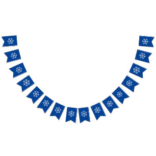 Banderas de los copos de nieve de vacaciones