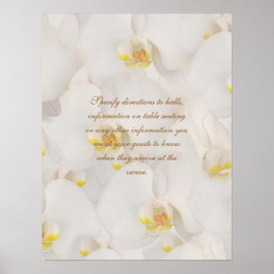 Banderas de orquídeas, señales de dirección de fun