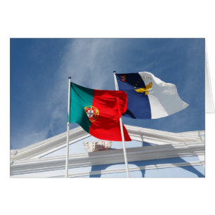 Banderas de Portugal y Azores