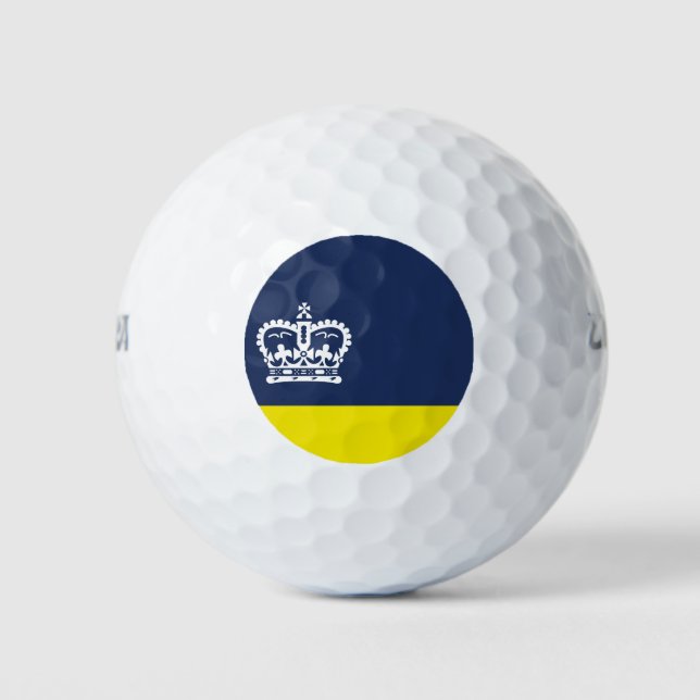 Banderas de Regina, Saskatchewan Pelotas de Golf (Anverso)