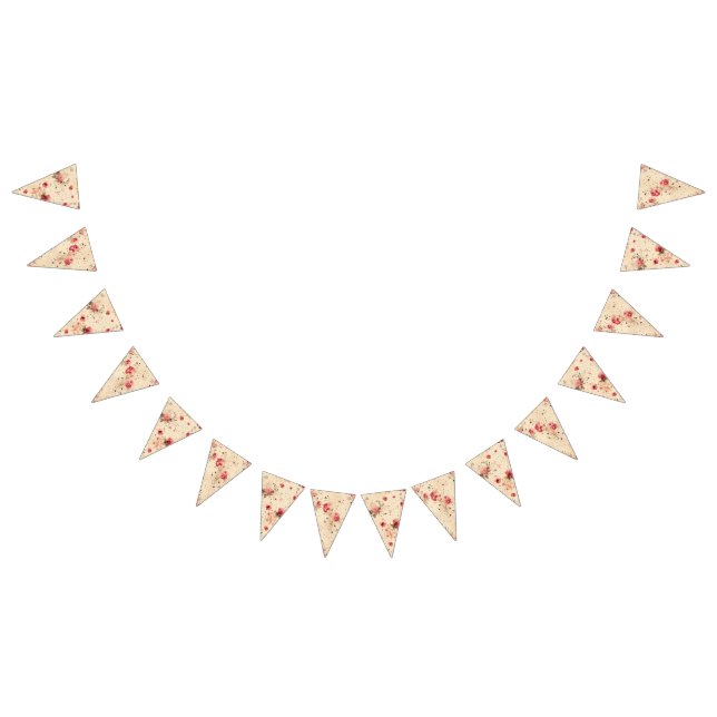 Banderas de Rosa de vintage de bandejas de bollos  (Todo)