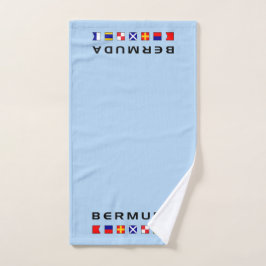 Banderas de señalización náutica marítima de Bermu