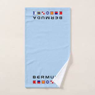Banderas de señalización náutica marítima de Bermu