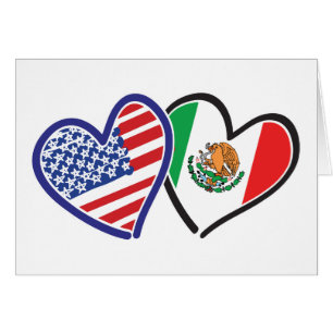 Banderas del Corazón de Estados Unidos México