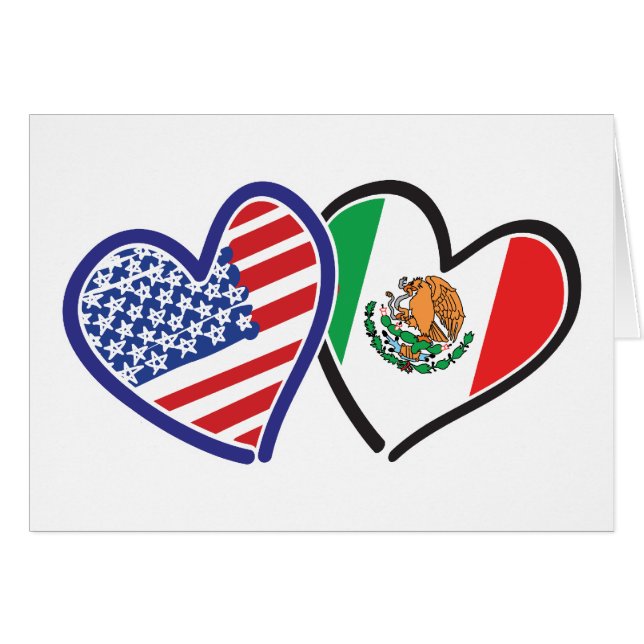 Banderas del Corazón de Estados Unidos México (Anverso (Horizontal))