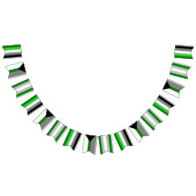 Banderas del empavesado del espectro de Aromantic