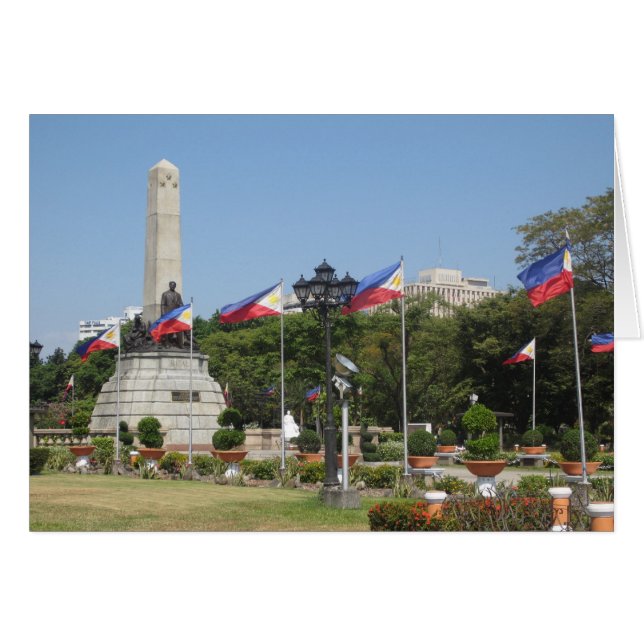 banderas del monumento rizal (Anverso (Horizontal))