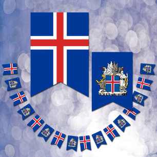 Banderas islandesas, Emblem, fiesta de Islandia