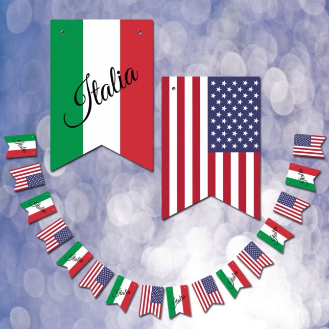 Banderas italianas americanas, banderas Fiestas it (Subido por el creador)