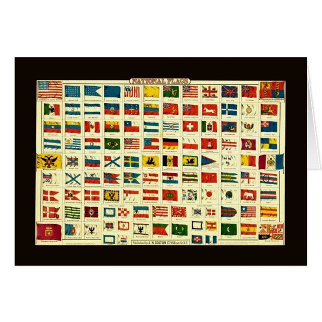 Banderas nacionales de época del mundo (Anverso (Horizontal))