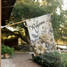 Bienvenida a la Perfección Floral Amarilla Antigua