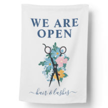 Bonito Floral tijeras Hair Stylist Open