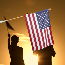 Banderas Para Casa Norteamericano patriótico rojo blanco y azul