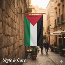 Patriotic Palestinian Flag for Garden Display