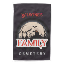 Cementerio Spooky Halloween Family Name