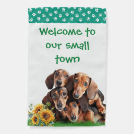 Banderas Para Jardín Dachshund