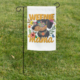 Banderas Para Jardín Dachshund Weenie Mama