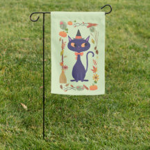 Gato de bruja de Halloween