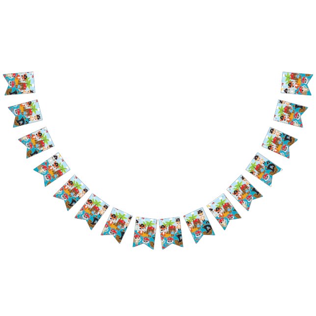 Banderas piratas de Bungalows Fiesta de la TRIPULA (Todo)