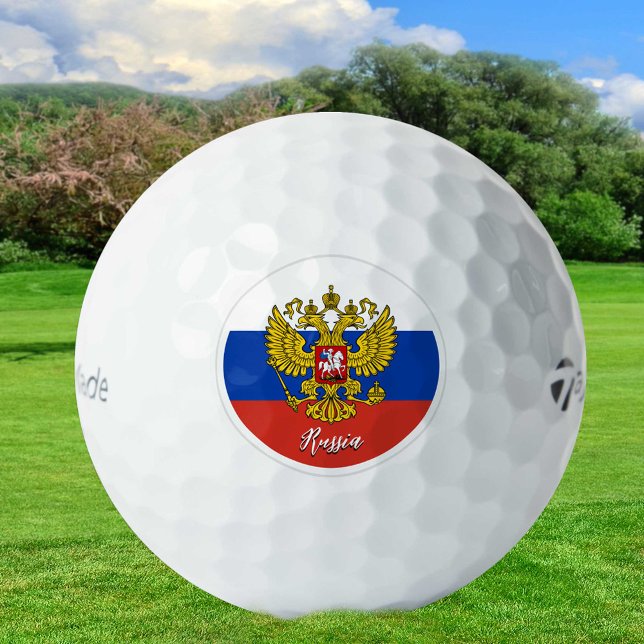 Banderas Rusas Patrióticas, Bolas de Golf, Rusia (Subido por el creador)
