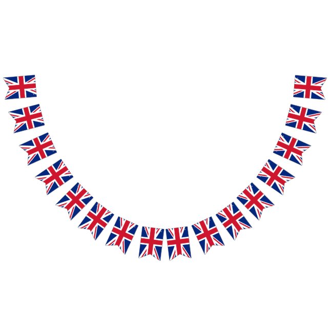 Banderas Union Jack, Banner de Bunting / Reino Uni (Todo)