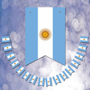 Banderas y Bodas argentinos con bandera y Fiesta