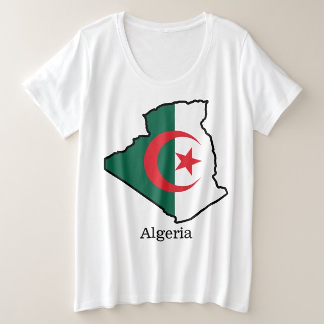 Banderas y países Argelia (Anverso del diseño)