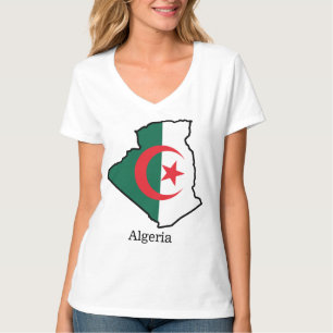 Banderas y países de Argelia Camiseta