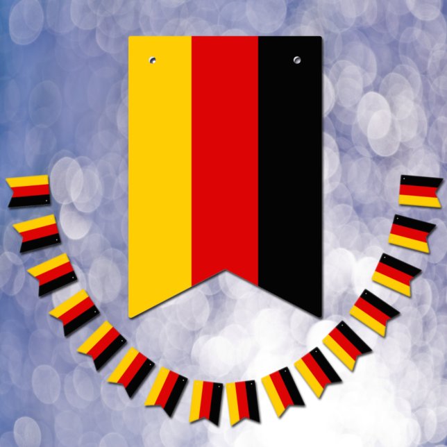 Banderín de Alemania, pancarta de boda, bandera al (Subido por el creador)