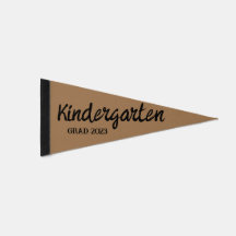 Bandera de graduados de jardines de infancia