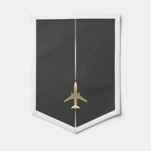 Banderín Pennant de Aviación minimalista