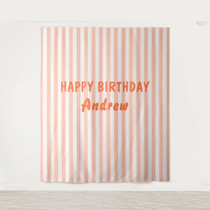 Banderín Personalizado de Cumpleaños Tapiz de Pare