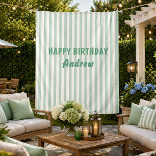 Banderín Personalizado de Cumpleaños Tapiz de Pare