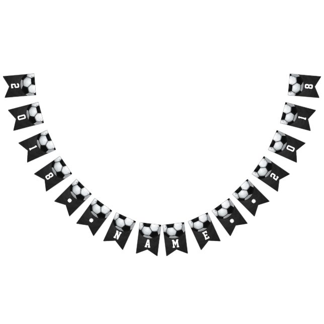 Banderines 04 de 12 bolas de fútbol Fiesta de Bunting (Todo)