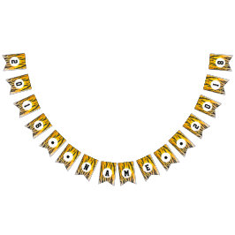 Banderines 04 de los 12 Tigres de Bunting Fiesta